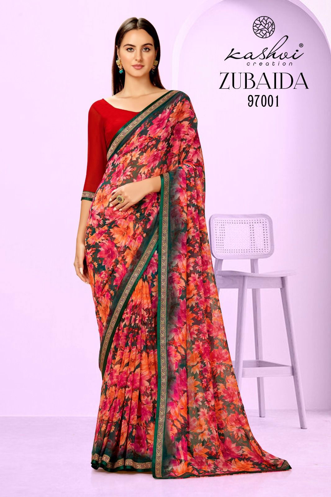 Kashvi Zubaida By Lt Fabric Georgette Sarees Catalog